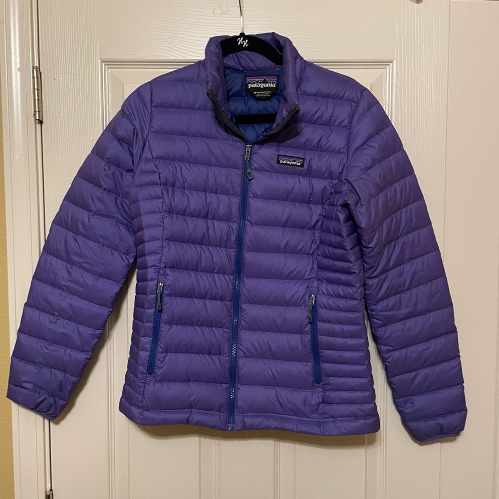 Patagonia Purple Puffer Coat